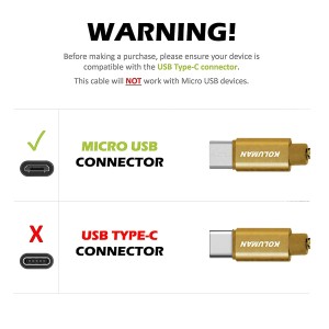 کابل تبدیل USB به Micro-USB کلومن مدل KD-19 طول 2 متر